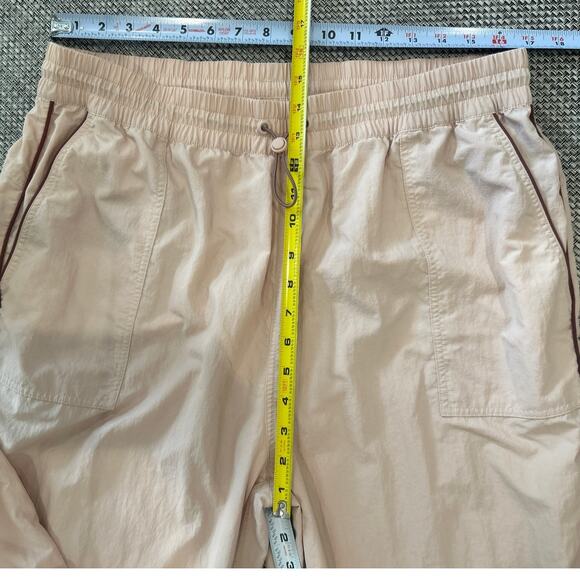 SPIRITUAL GANGSTER Journey Active Nylon Rack Pant Pink Sky Pastel Pockets XL - Picture 9 of 10